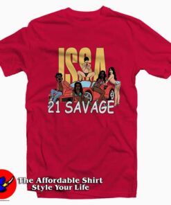 Issa Blanc 21 Savage Tee Shirt
