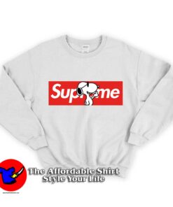 Joe Cool Snoopy Box Supreme Unisex Sweatshirt