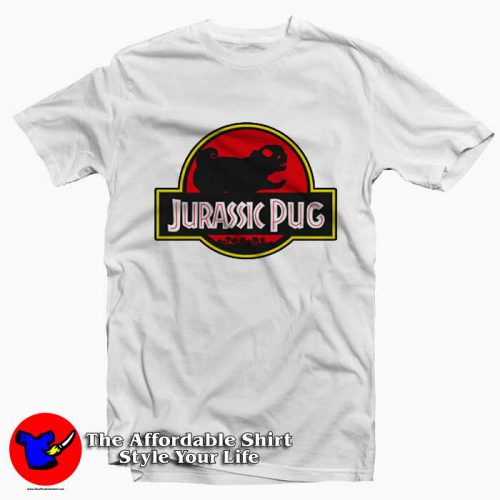 Jurassic Pug 500x500 Jurassic Pug Tee Shirt