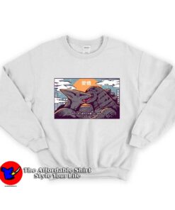 Kaiju Kiss Godzilla Unisex Sweatshirt