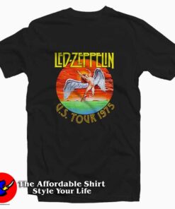 Led Zeppelin US Tour 1975 Tee Shirts