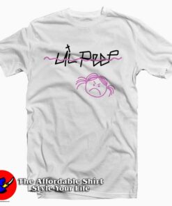 Lil Peep Sad Face Tee Shirts