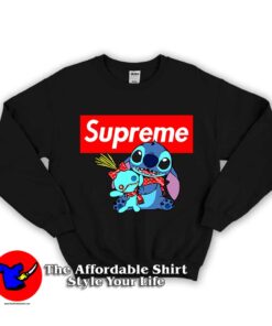 Lilo And Stitch LV x Supreme Unisex Sweatshirt