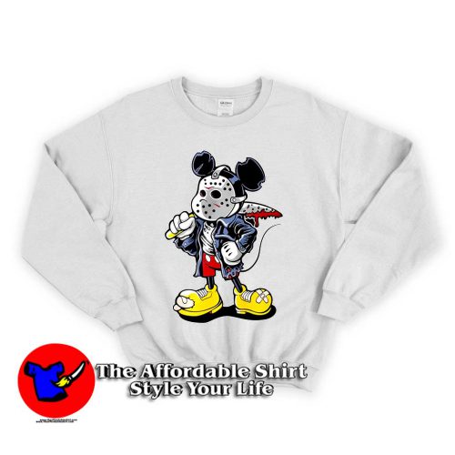Mickey Maniac Jason Voorhees 500x500 Mickey Maniac Jason Voorhees Unisex Sweatshirt