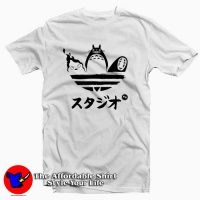 My Neighbor Totoro Adidas Parody Tee Shirt