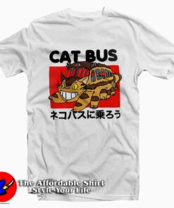 My Neighbor Totoro Cat Bus Tee Shirt