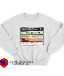 Nirvana Album Cassettes Unisex Sweatshirt