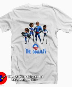 Obamas As The Incredibles Tee Shirt