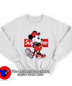 Disney Mickey Mouse Style Supreme Unisex Sweatshirt