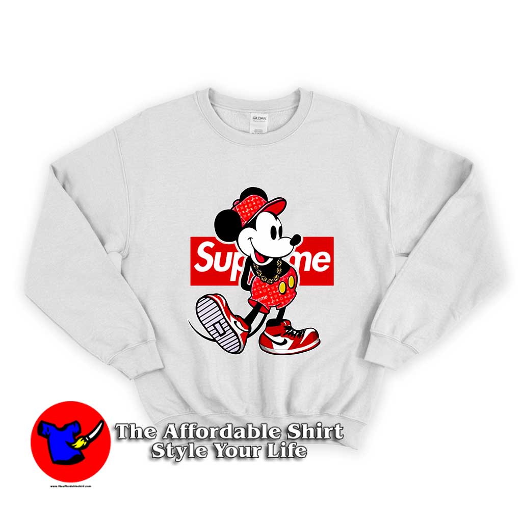 Old Disney Mickey Mouse Style Supreme 1 510x510 image Old Disney Mickey Mouse Style Supreme 1 510x510 Disney Mickey Mouse Style Supreme Unisex Sweatshirt