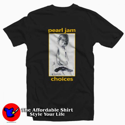 Pearl Jam Choices Tee Shirt 500x500 Pearl Jam Choices Tee Shirt