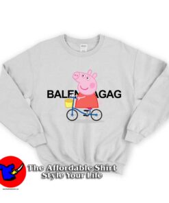 Peppa Pig X Balenciaga Parody Unisex Sweatshirt