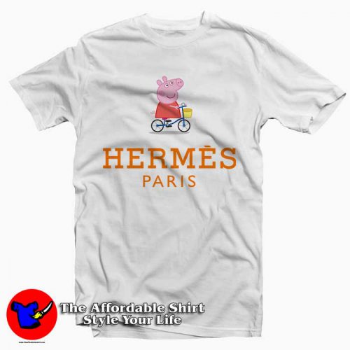 Peppa Pig X Hermes Parody 500x500 Peppa Pig X Hermes Parody Tee Shirt