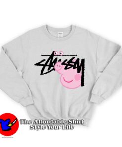 Peppa Pig X Stussy Parody Unisex Sweatshirt