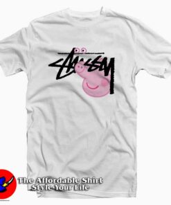 Peppa Pig X Stussy Parody Tee Shirt