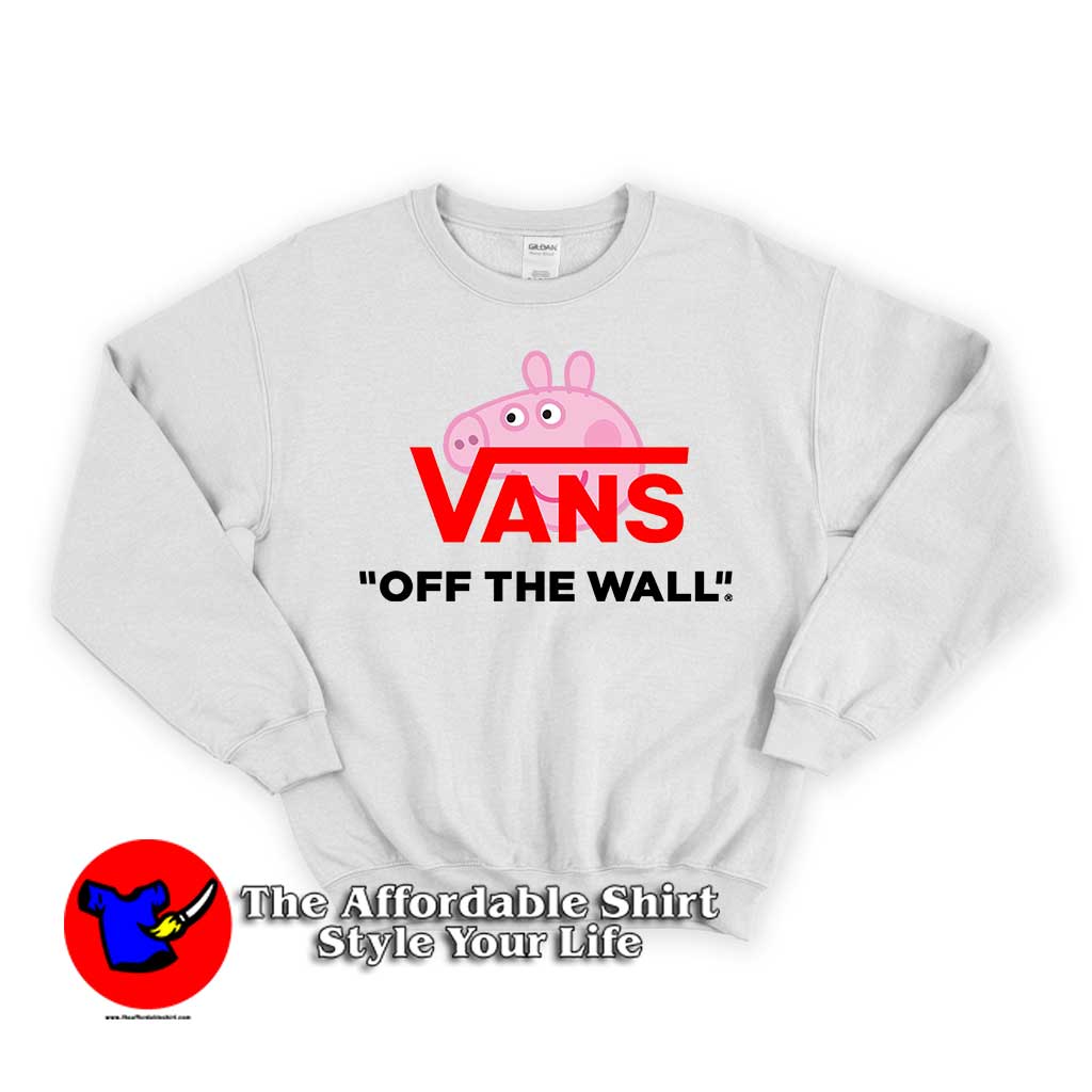 Peppa Pig X Vans Parody 1 510x510 image Peppa Pig X Vans Parody 1 510x510 Peppa Pig Vans Parody Unisex Sweatshirt