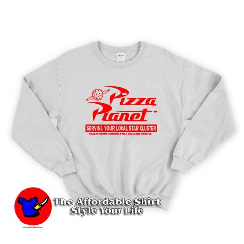 Pizza Planet 1 500x500 Pizza Planet Unisex Sweatshirt