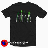 Plant Aesthetic Bottle Tee Shirt