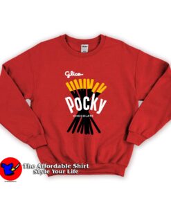 Pocky Jacquard Chocolate Unisex Sweatshirt