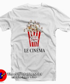 Pop Corn Le Cinema Tee Shirt