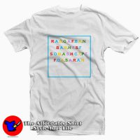 Pride Rainbow Alfabet Tee Shirt