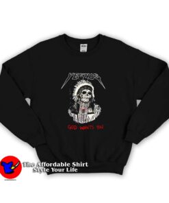 Red Indian Skeleton Yeezus Unisex Sweatshirt