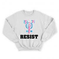 Resist with Transgender Unisex Sweatshirt