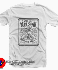 Retro Shotgun Willie Nelson Tee Shirt