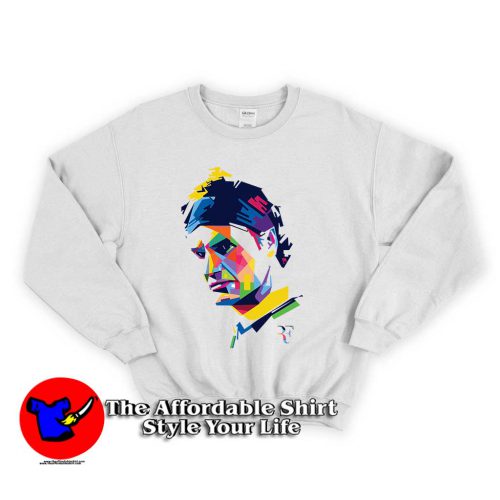 Roger Federer Art Cheap Graphic 500x500 Roger Federer Art Cheap Graphic Unisex Sweatshirt