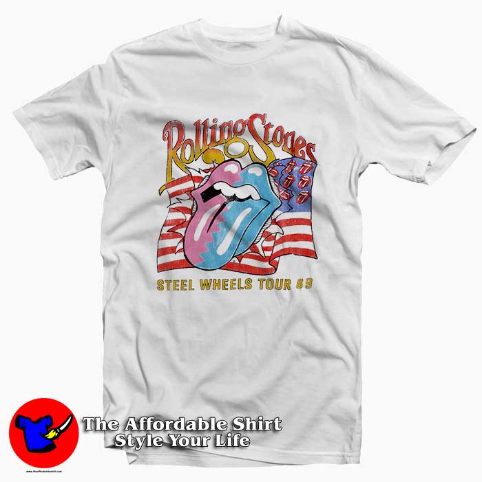 Rolling Stones Steel Wheels Tour 510x510 image Rolling Stones Steel Wheels Tour 510x510 Rolling Stones Steel Wheels Tour Tee Shirt