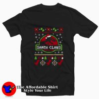 Santa Claws Jurassic Park Ugly Tee Shirt