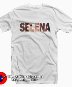 Selena Photo Art Tee Shirt