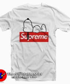 Snoopy Slepp Supreme Tee Shirt