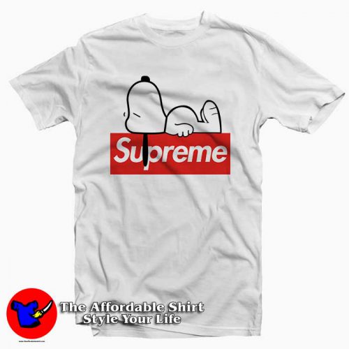 Snoopy Slepp Supreme 500x500 Snoopy Slepp Supreme Tee Shirt