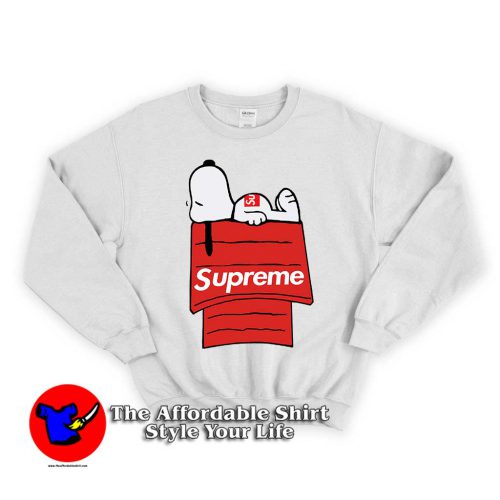 Snoopy X Supreme 500x500 Snoopy X Supreme Unisex Sweatshirt