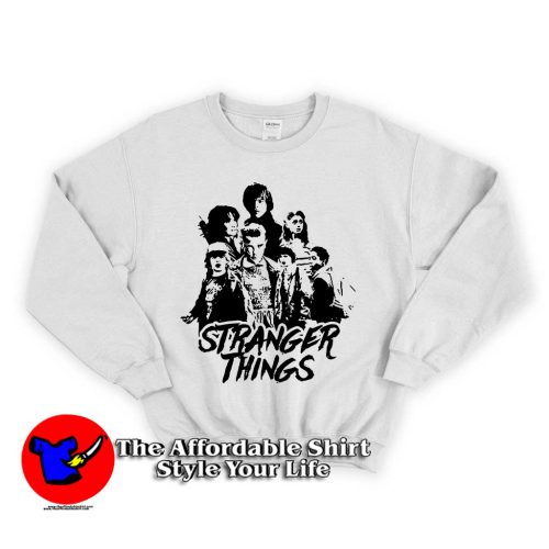 Stranger Things Black 1 500x500 Stranger Things Black Unisex Sweatshirt