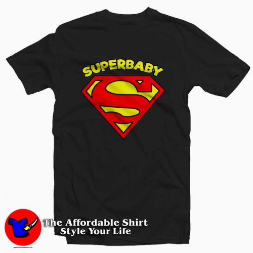 Superman Superbaby 500x500 Superman Superbaby Tee Shirt