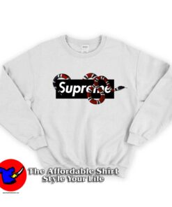 Supreme Collab Snake Unisex Sweatshirt