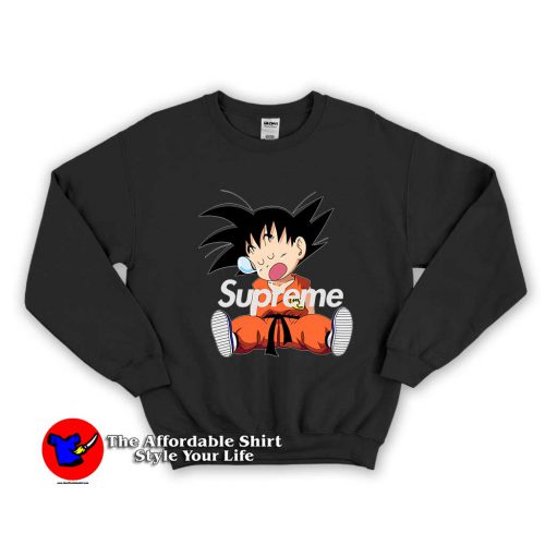 Supreme Goku Sleep 1 500x500 Supreme Goku Sleep Unisex Sweatshirt