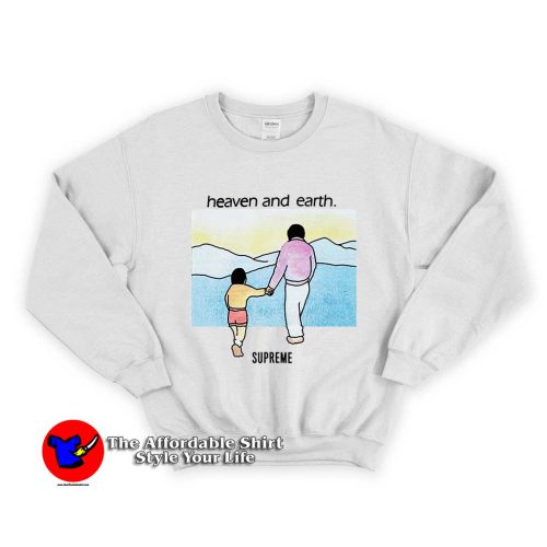 Supreme Heaven And Earth 1 500x500 Supreme Heaven And Earth Unisex Sweatshirt
