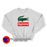 Supreme Lacoste Unisex Sweatshirt