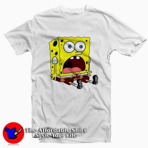 Surprised Spongebob 500x500 Surprised Spongebob Tee Shirt