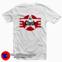 The Clash Star And Stripes Magnet Tee Shirt