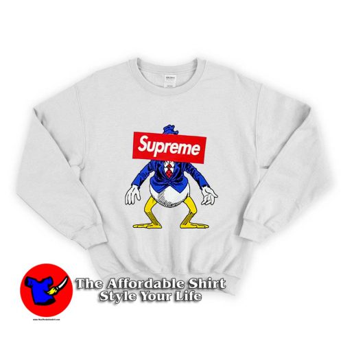 Vintage Disney Supreme Donald Duck 500x500 Vintage Disney Supreme Donald Duck Unisex Sweatshirt