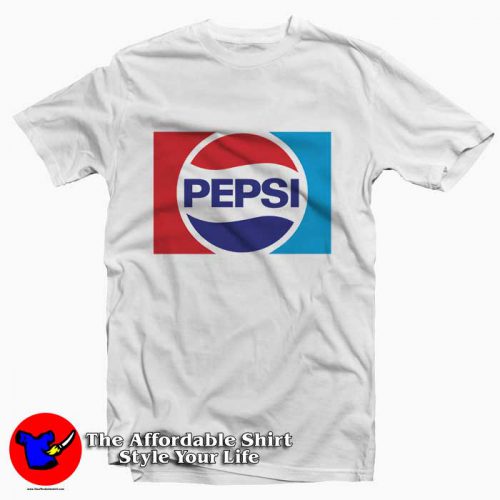 Vintage Pepsi Logo 500x500 Vintage Pepsi Logo Tee Shirt