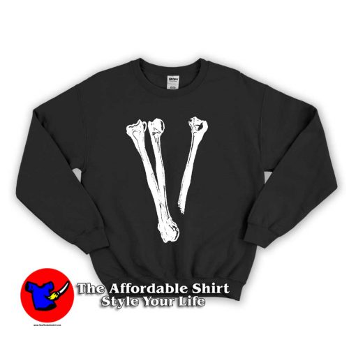 Vlone Skull and Bones Back 500x500 Vlone Skull and Bones Back Unisex Sweatshirt