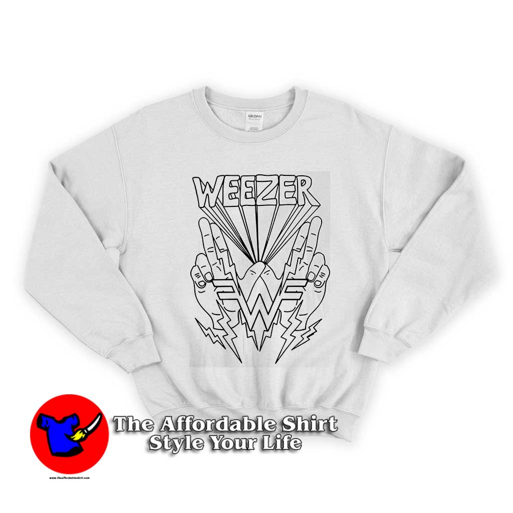 Weezer Lightning Hands 1 510x510 image Weezer Lightning Hands 1 510x510 Weezer Lightning Hands Unisex Sweatshirt