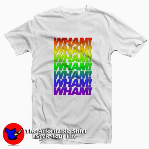 Wham Wham Rainbow Tee Shirt 1 500x500 Wham Wham Rainbow Tee Shirt