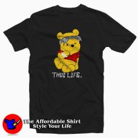 Winnie The Pooh Thug Life Tee Shirt