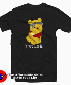 Winnie The Pooh Thug Life Tee Shirt